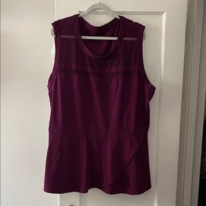 Sleeveless Purple Women's Top